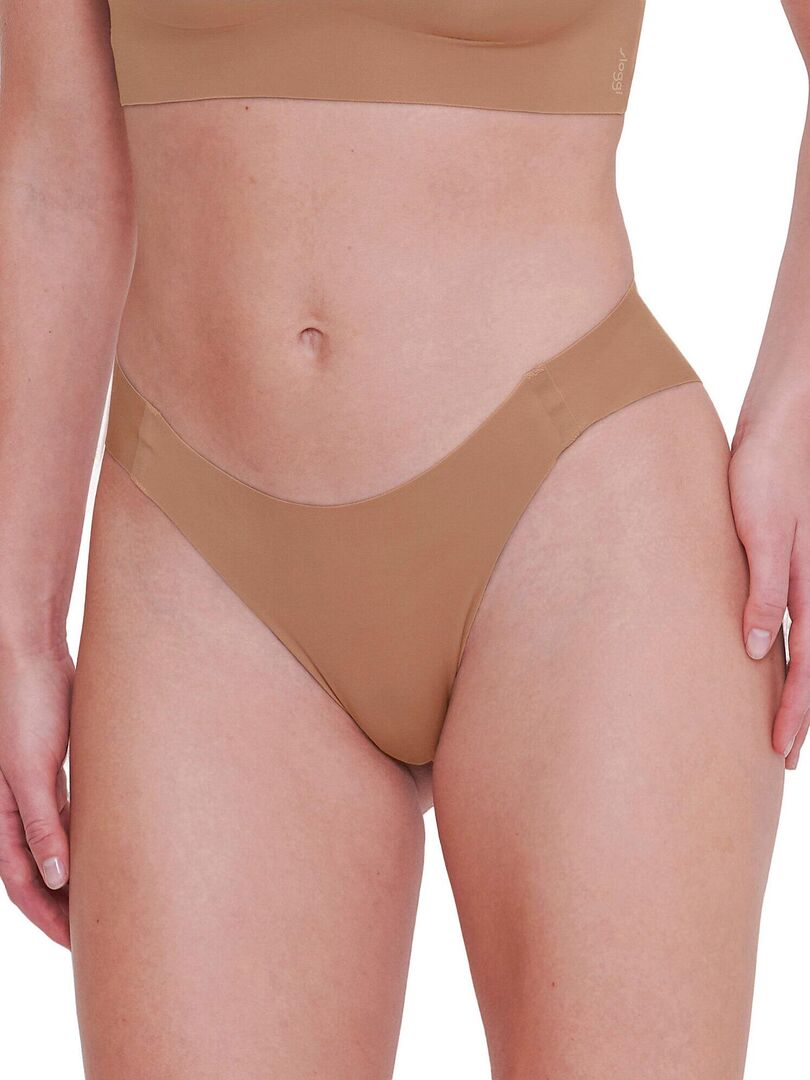 Slip échancré ZERO FEEL Beige - Kiabi