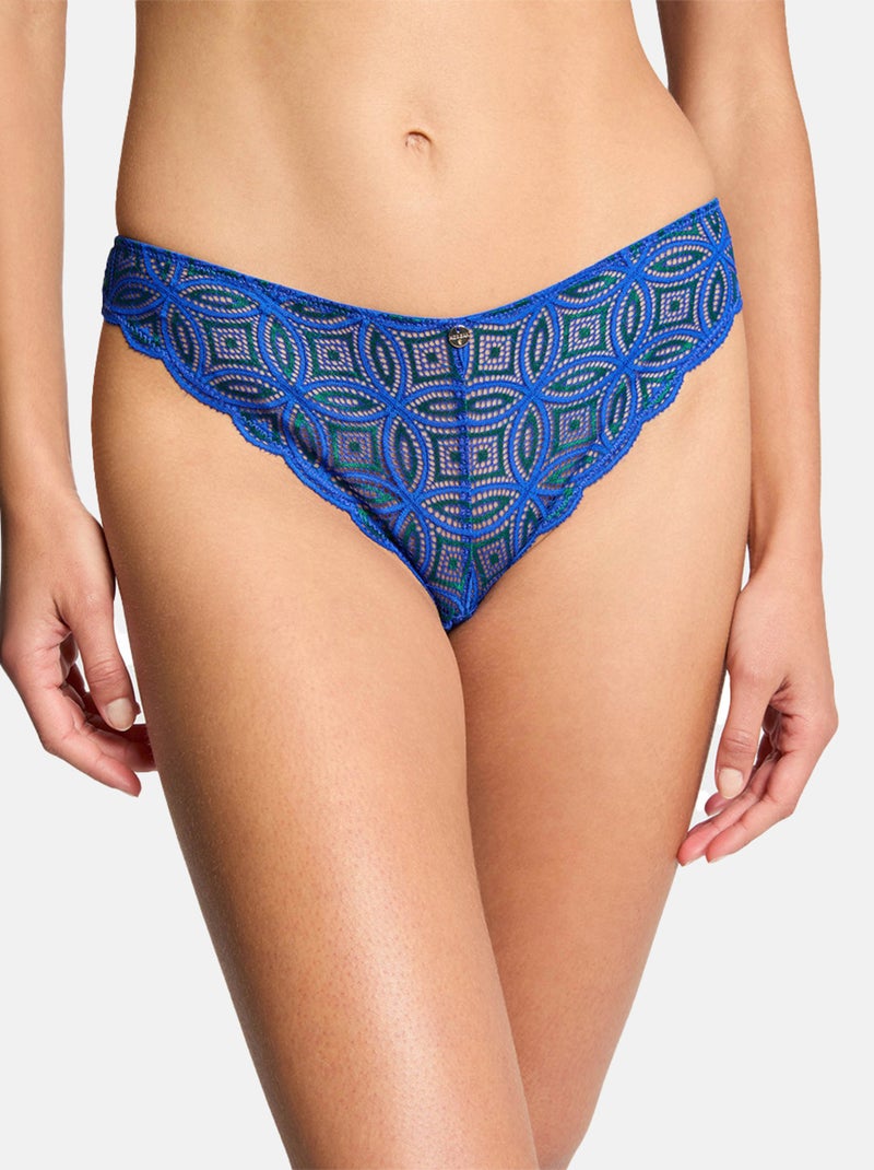 Slip EMMA - Morgan Lingerie Bleu - Kiabi
