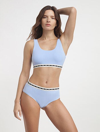 Slip en coton stretch à galon Icons Essentiel