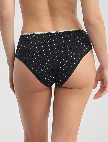 Slip en coton stretch à galon Icons Essentiel