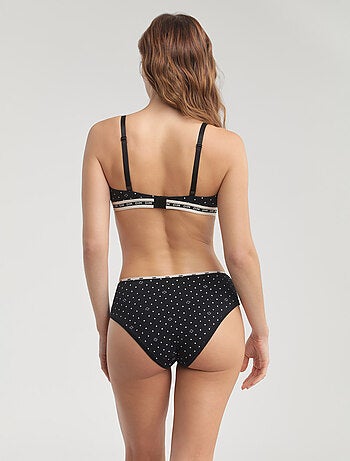 Slip en coton stretch à galon Icons Essentiel