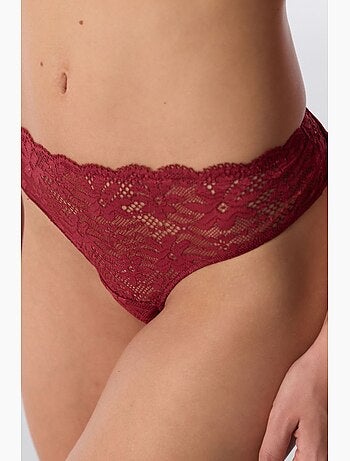 Slip en dentelle femme penti