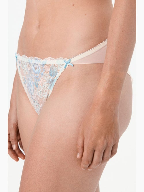 Slip en dentelle imprimée penti - Kiabi Slip en dentelle imprimée penti - Kiabi
