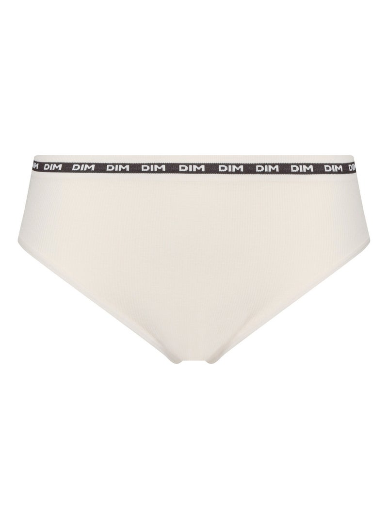 Slip en microfibre sans couture Icons Seamless Blanc cassé - Kiabi