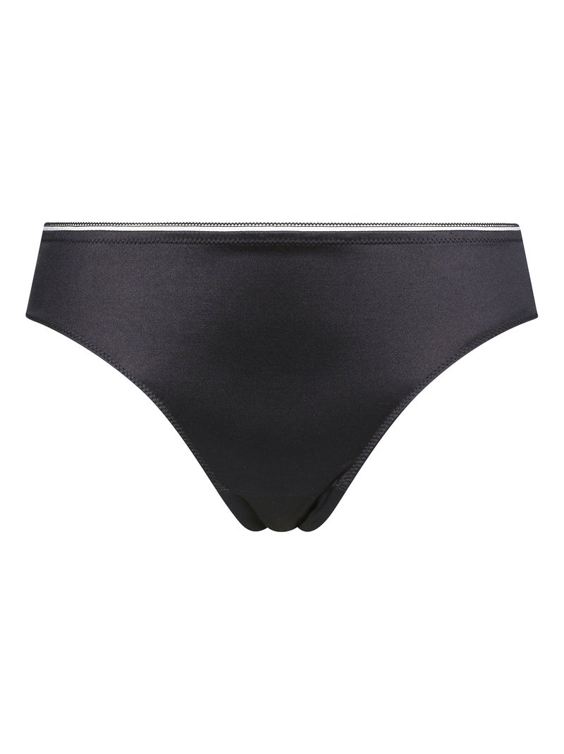 Slip en microfibre satinée Dim Chéri Gris foncé - Kiabi