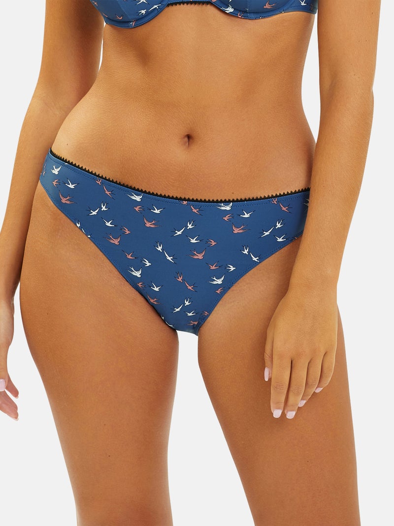 Slip Espiègle Billet Doux Bleu Rose Blanc - Kiabi