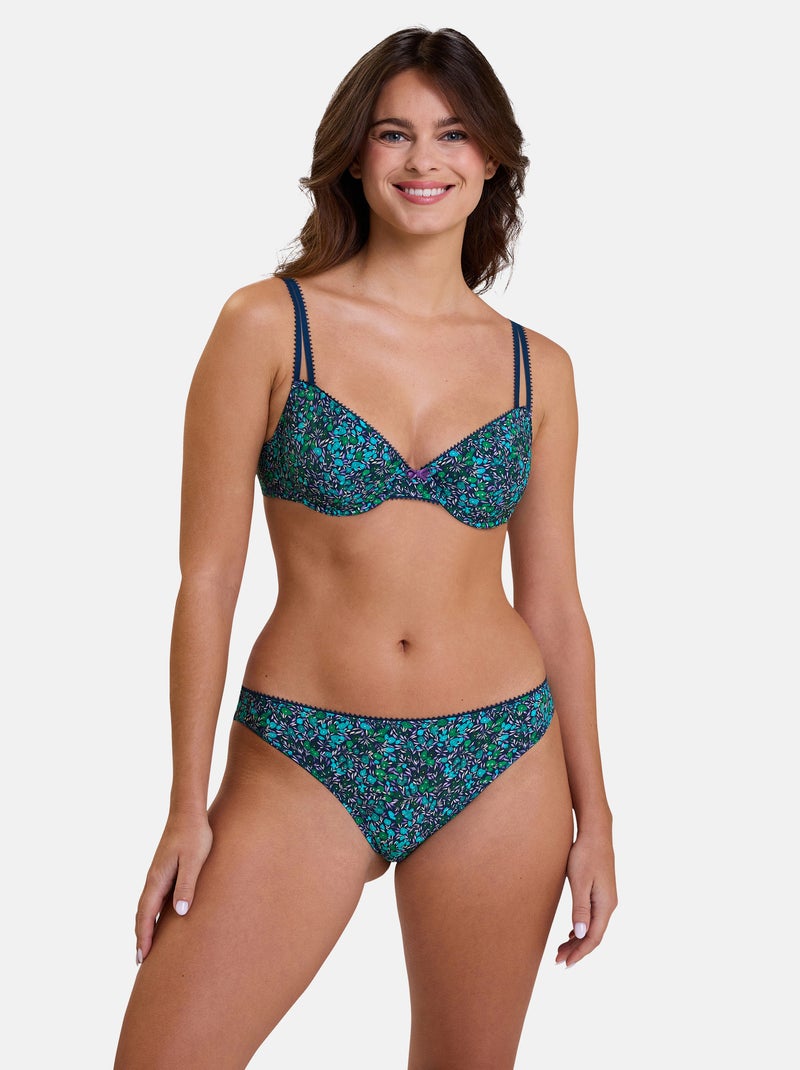 Slip Espiègle Billet Doux Bleu Vert - Kiabi