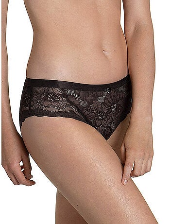 Slip EVELYN marron