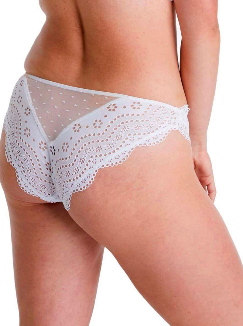 Slip FAIENCE - Brigitte Bardot Lingerie Blanc - Kiabi
