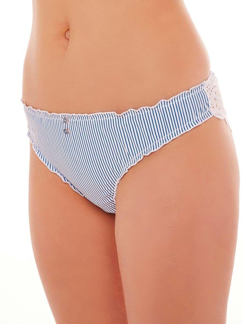 Slip FANTAISIE - Brigitte Bardot Lingerie Bleu - Kiabi