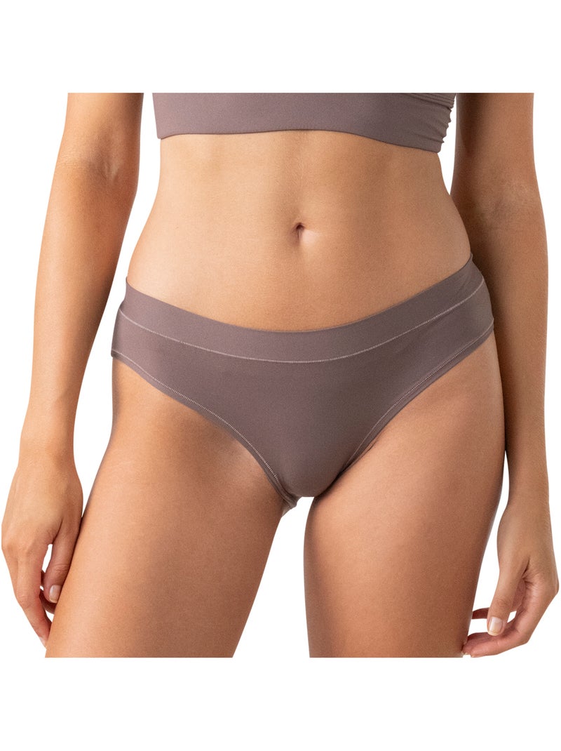 Slip femme Easy Seconde Peau Athena Prune - Kiabi