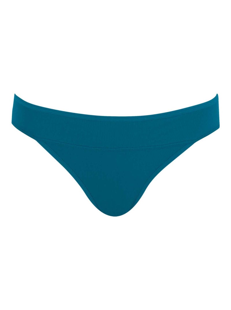 Slip femme Essentiel Bleu canard - Kiabi
