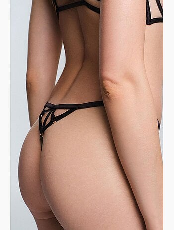 Slip femme onyx string penti