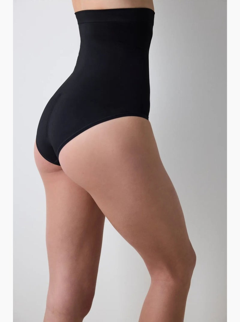 Slip femme sans coutures penti Noir - Kiabi