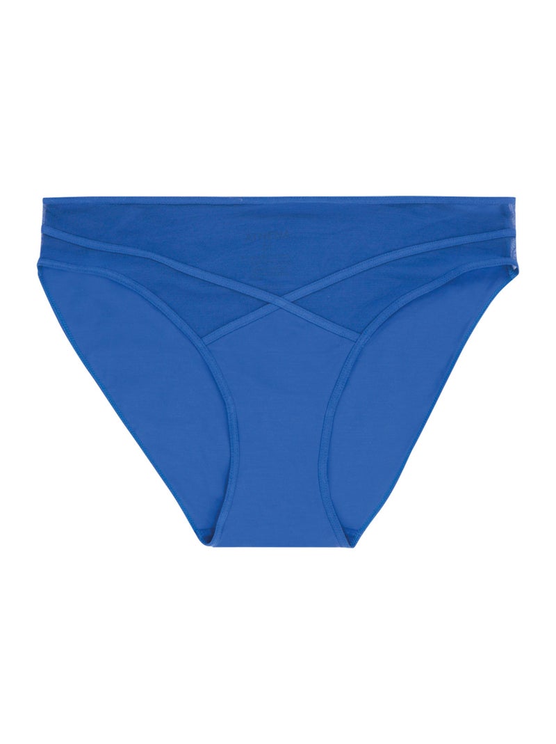 Slip femme Tulle Athena Bleu - Kiabi