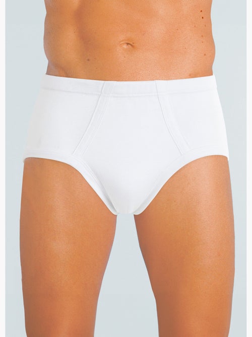 Slip fermé coton - lot de 3 - Afibel - Kiabi