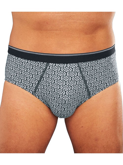 Slip fermé coton - lot de 3 - Kiabi