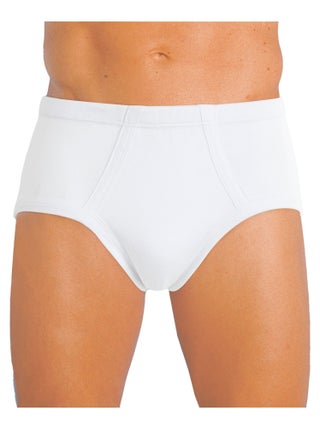 Slip fermé en coton, forme classique