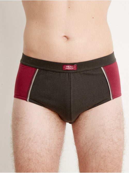 Slip fermé taille haute, lot de 4 - DAXON - Kiabi