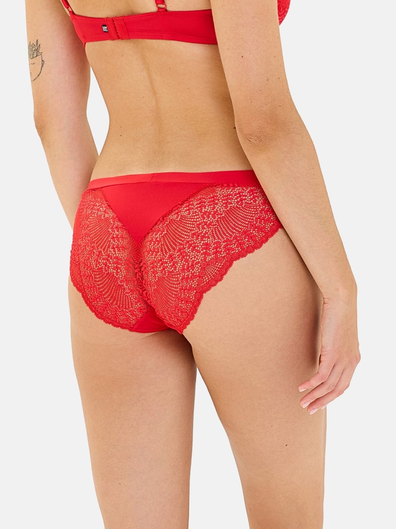 Slip Fidèle Billet Doux Rouge coquelicot - Kiabi