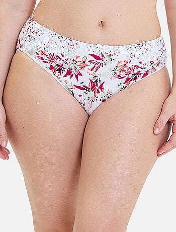 Slip flora sans complexe lingerie