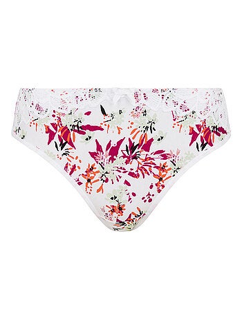 Slip flora sans complexe lingerie