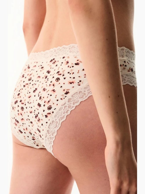 Slip floral décontracté penti - Kiabi