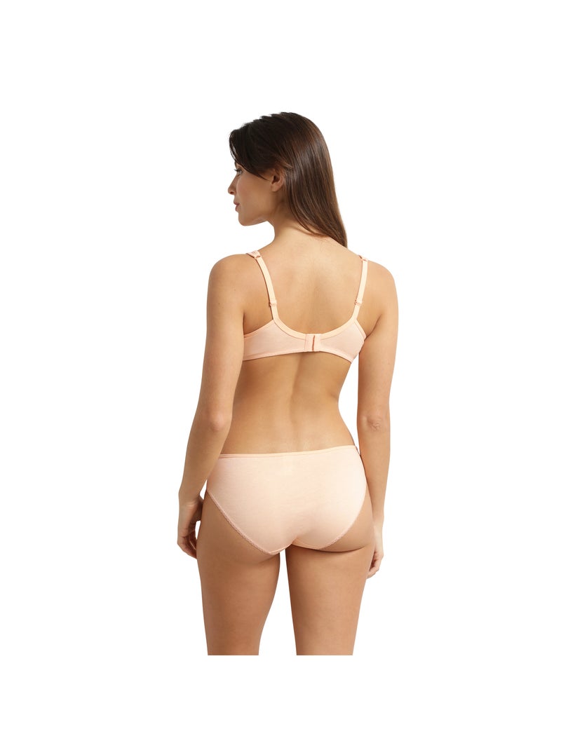 Slip Generous Coton Bio Peche - Kiabi
