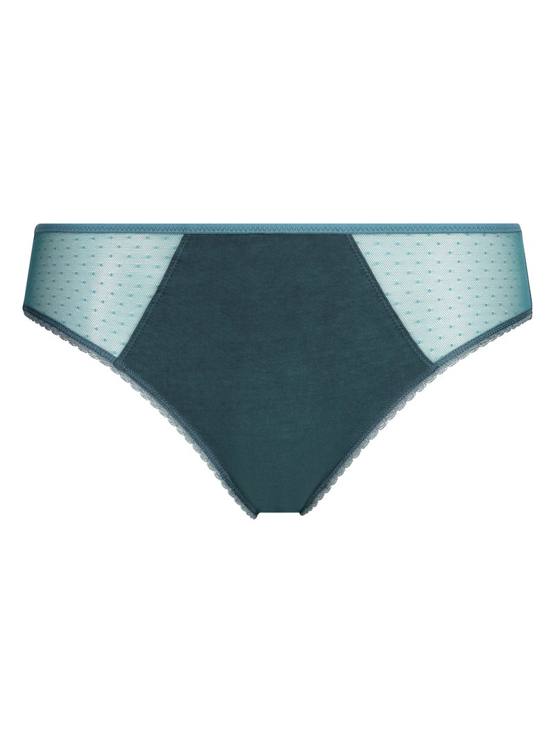 Slip Generous Coton Bio Vert - Kiabi