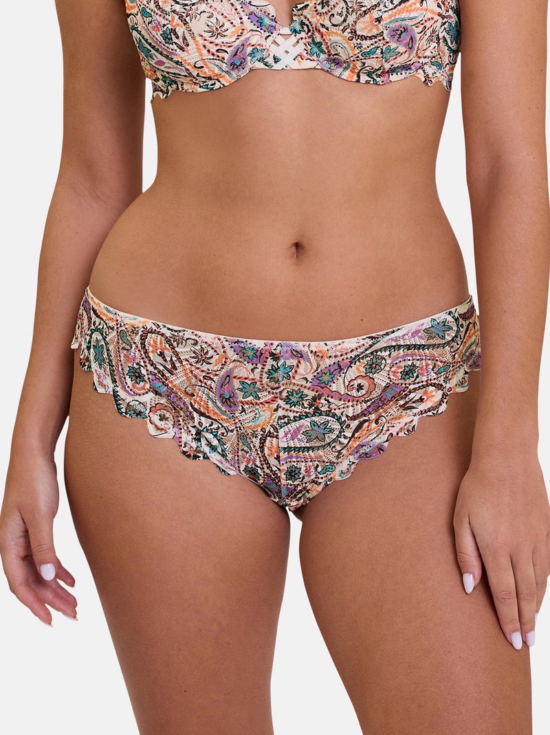 Slip Gracieuse Pop Billet Doux Blanc Noir Bleu - Kiabi