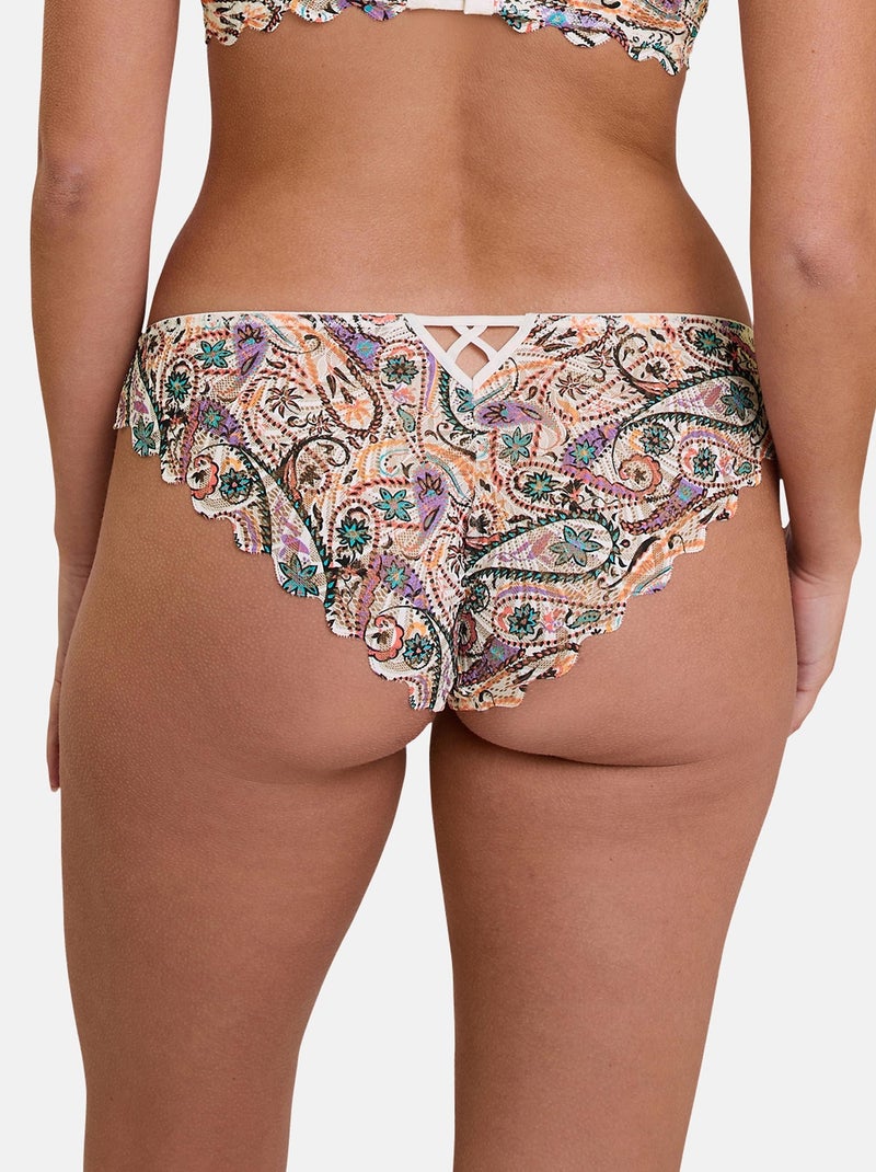Slip Gracieuse Pop Billet Doux Blanc Noir Bleu - Kiabi