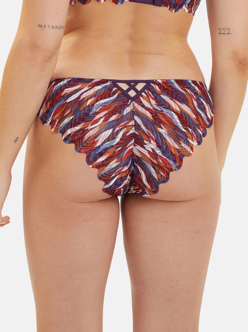 Slip Gracieuse Pop Billet Doux Violet - Kiabi