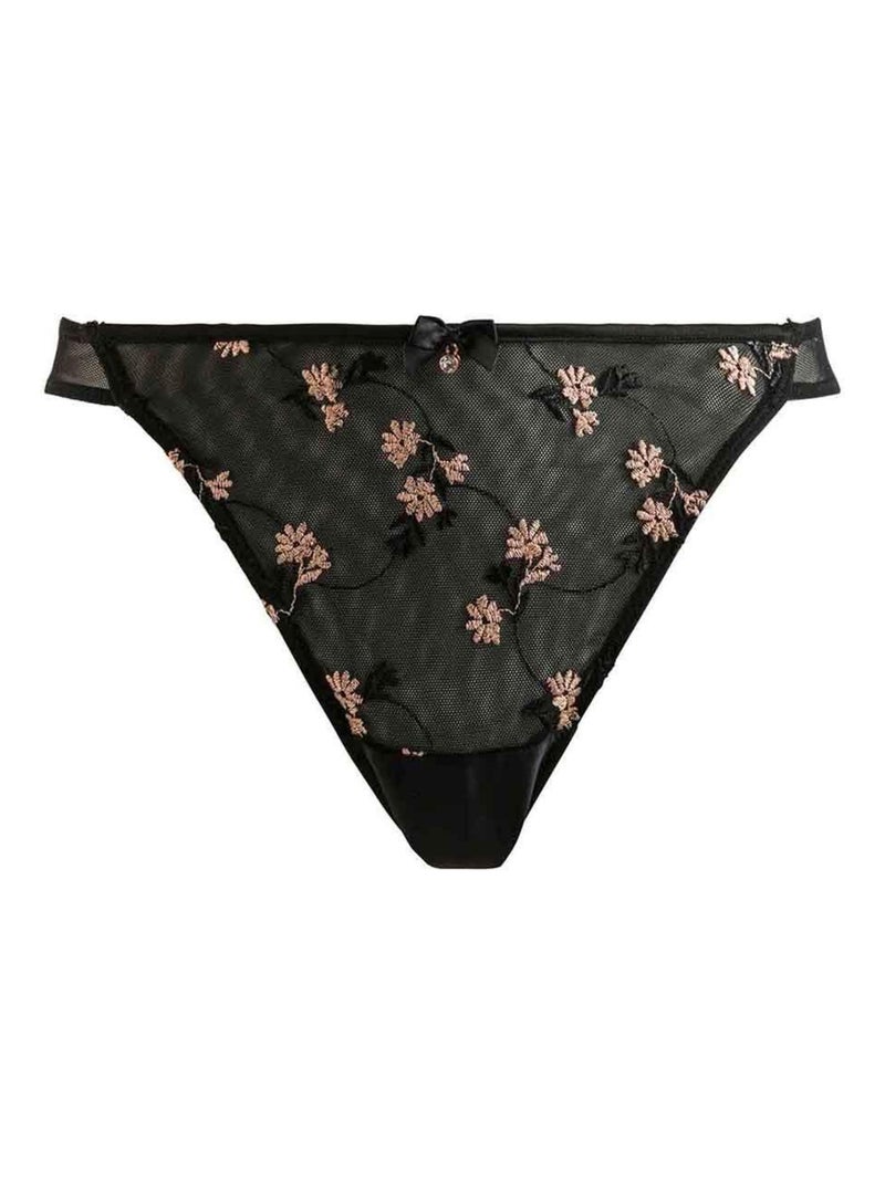 Slip grande taille COEUR JOYEUX - Brigitte Bardot Lingerie Noir - Kiabi