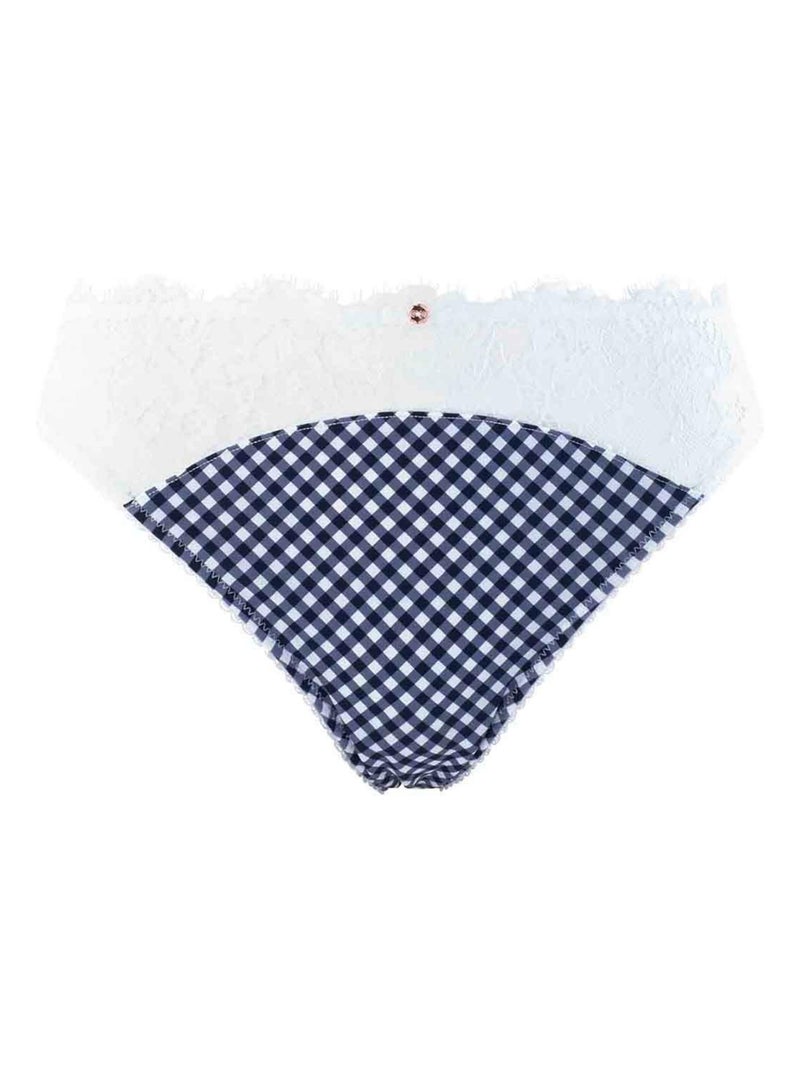 Slip grande taille EMBELLIE - Brigitte Bardot Lingerie Bleu - Kiabi