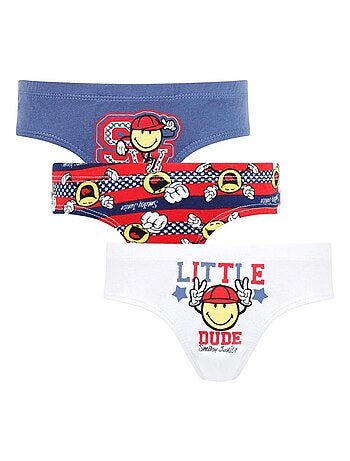 Slip HAPPY COLLEGE (lot de 3) - Pomm'Poire