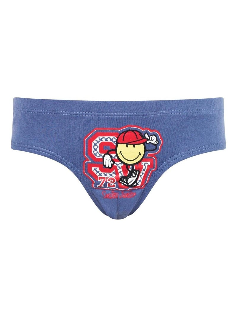 Slip HAPPY COLLEGE (lot de 3) - Pomm'Poire Multicolore - Kiabi
