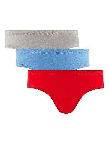 Slip HAPPY PLAIN BY DJEMBÉ (lot de 3) - Pomm'Poire