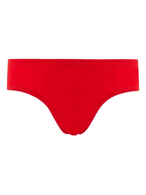 Slip HAPPY PLAIN BY DJEMBÉ (lot de 3) - Pomm'Poire - Kiabi