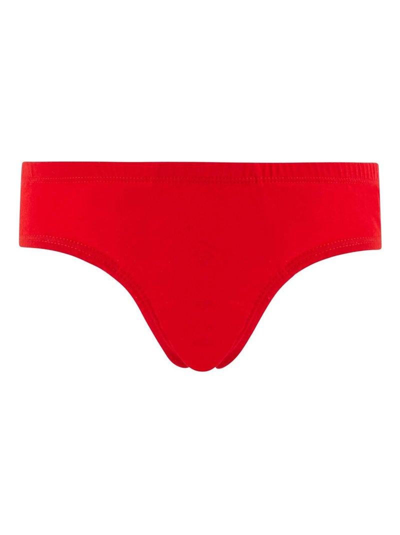 Slip HAPPY PLAIN BY DJEMBÉ (lot de 3) - Pomm'Poire Multicolore - Kiabi