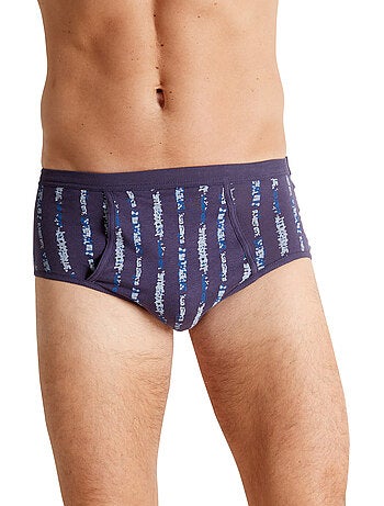 Slip haut ouvert pur coton lot de 4 - DAXON