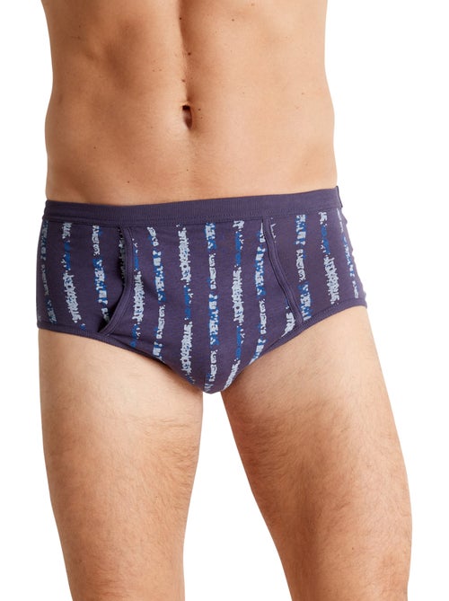 Slip haut ouvert pur coton lot de 4 - DAXON - Kiabi Slip haut ouvert pur coton lot de 4 - DAXON - Kiabi