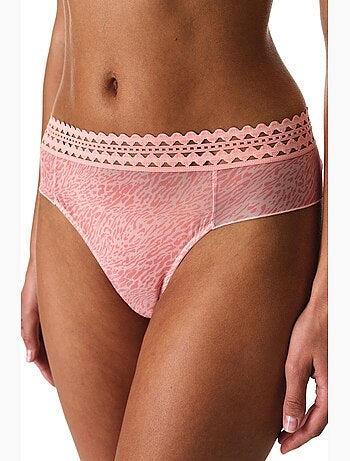 Slip hipster cheeky à imprimé léopard penti