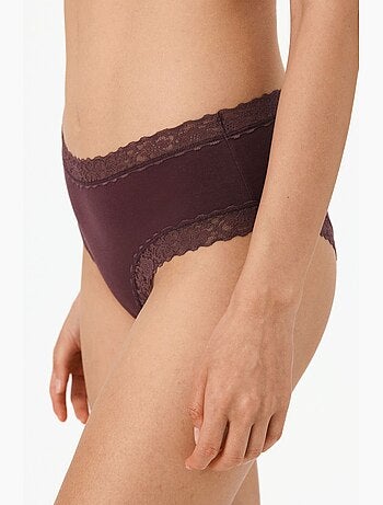 Slip hipster confortable en coton penti