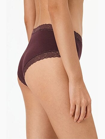 Slip hipster confortable en coton penti