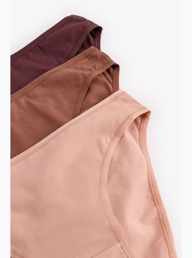 Slip hipster terra femme penti Rouge bordeaux - Kiabi