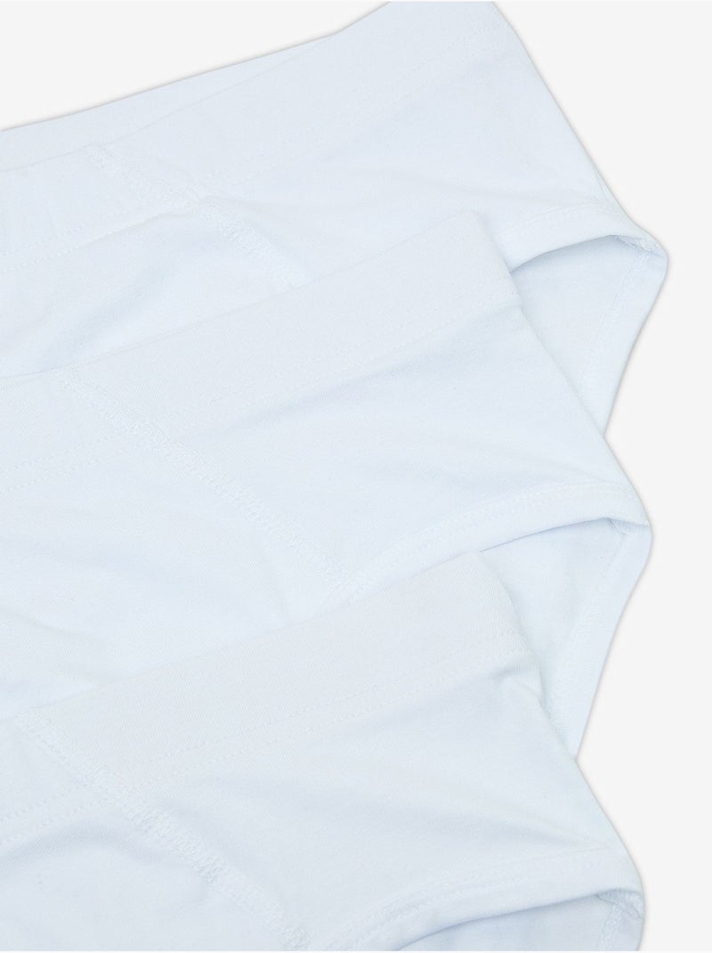 Slip homme basic tape lot de 3 penti Blanc - Kiabi