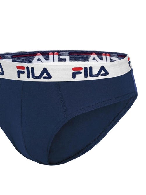 Slip homme en coton Fila Bleu Fila - Kiabi
