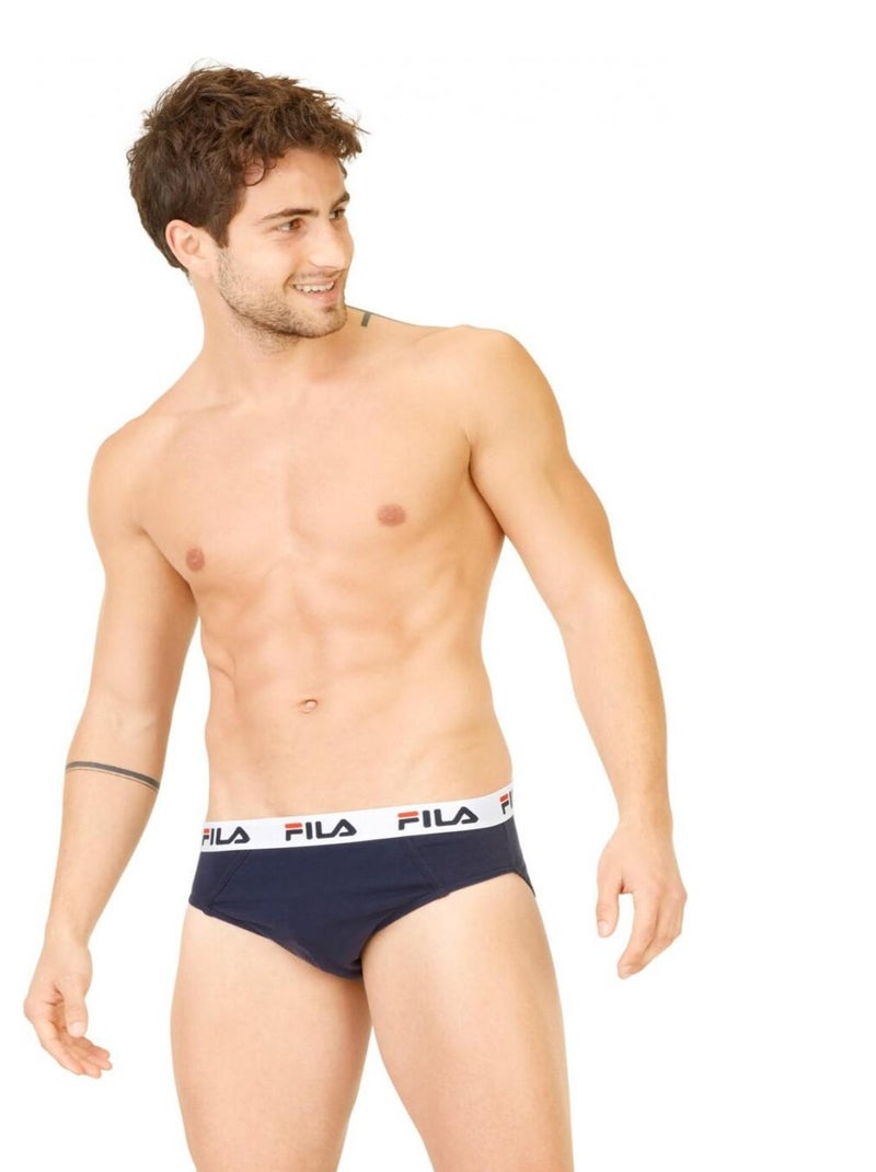 Slip homme en coton Fila Bleu Fila Bleu - Kiabi