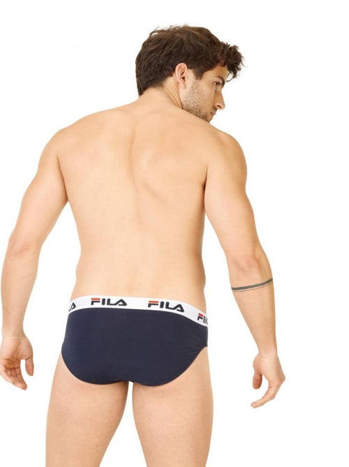 Slip homme en coton Fila Bleu Fila - Kiabi