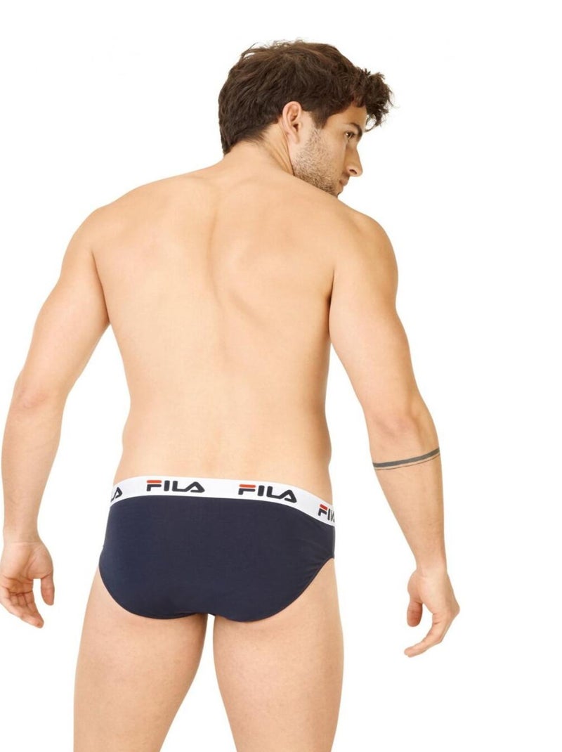 Slip homme en coton Fila Bleu Fila Bleu - Kiabi